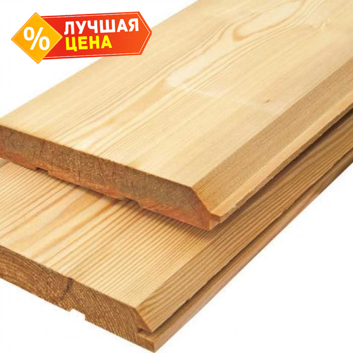 Имитация бруса 16х145х4000 мм В Лиственница