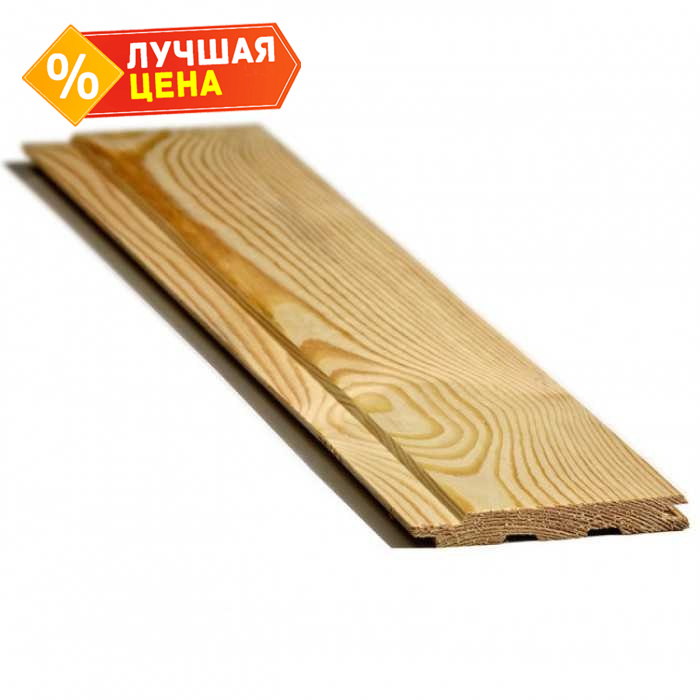 Евровагонка 12.5x96x3000 мм С лиственница