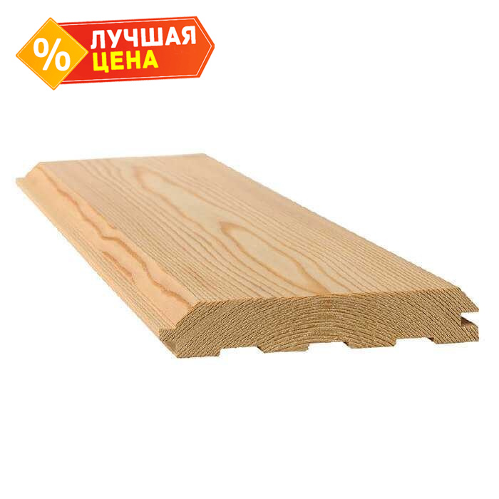 Имитация бруса 17х175х6000 мм Прима Лиственница